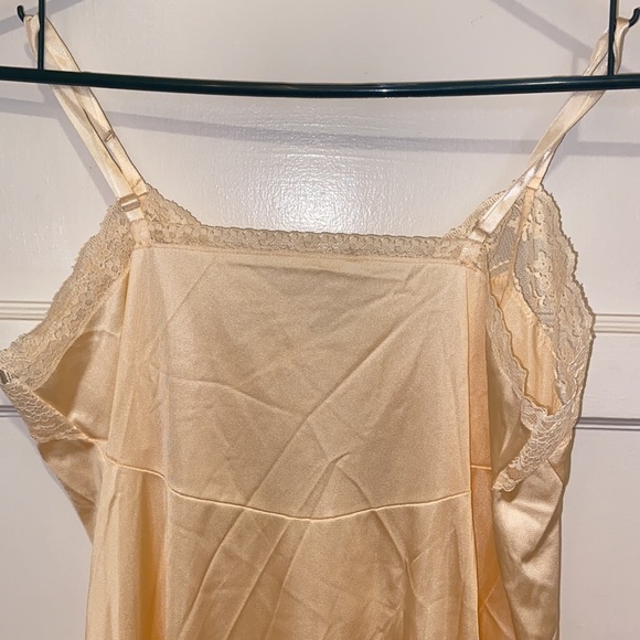 Vintage Montgomery Ward NEW Peach CHEMISE SLIP SZ 36 - Picture 5 of 9